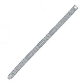 Tungsten Mens Polished And Brushed Fashion Bracelet 16 mm Size 8.5 Inches